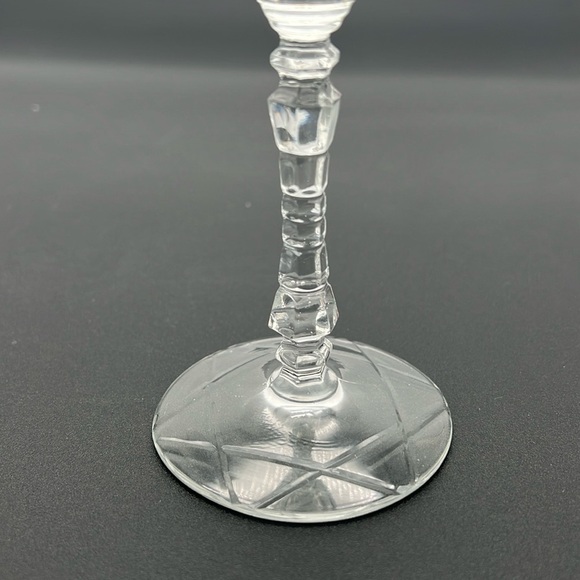 Libbey Rock Sharpe ARCTIC ROSE Stem Glasses 8” (Set of 2) - Picture 6 of 11